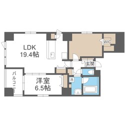 シークレフ北浜の物件間取画像